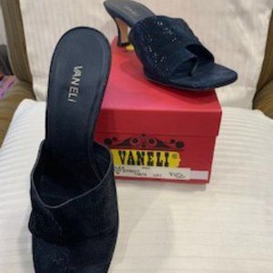 Women's Vaneli E Print Slide with Toe Band